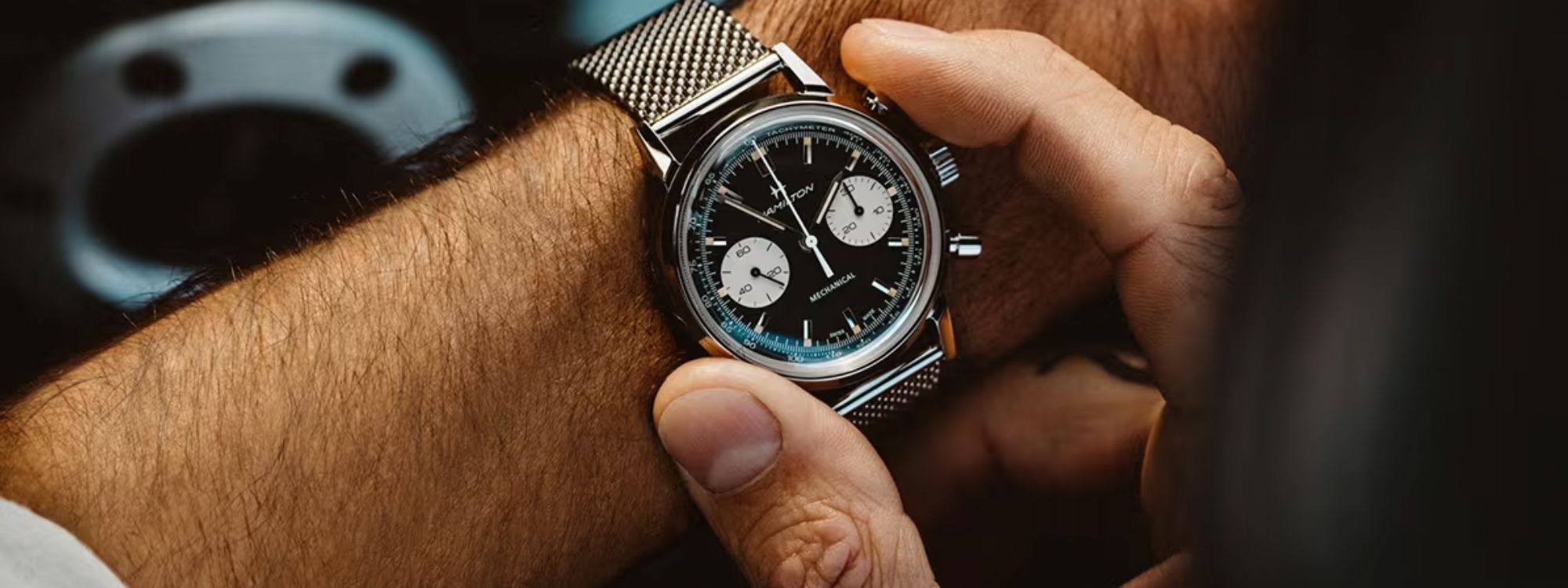 Hamilton watch prepared for professional repair