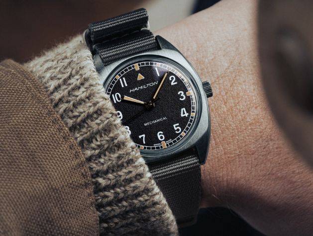 Hamilton watch receiving expert service