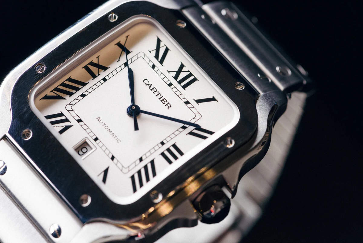 Cartier automatic watch requiring specialist service