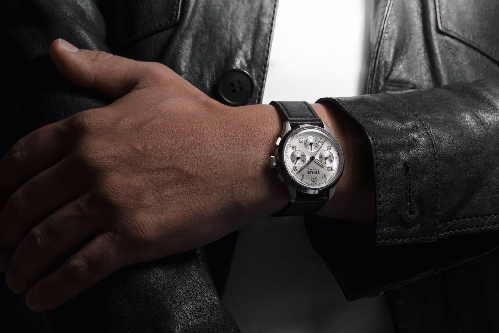 Person wearing a Benrus Sky Chief watch