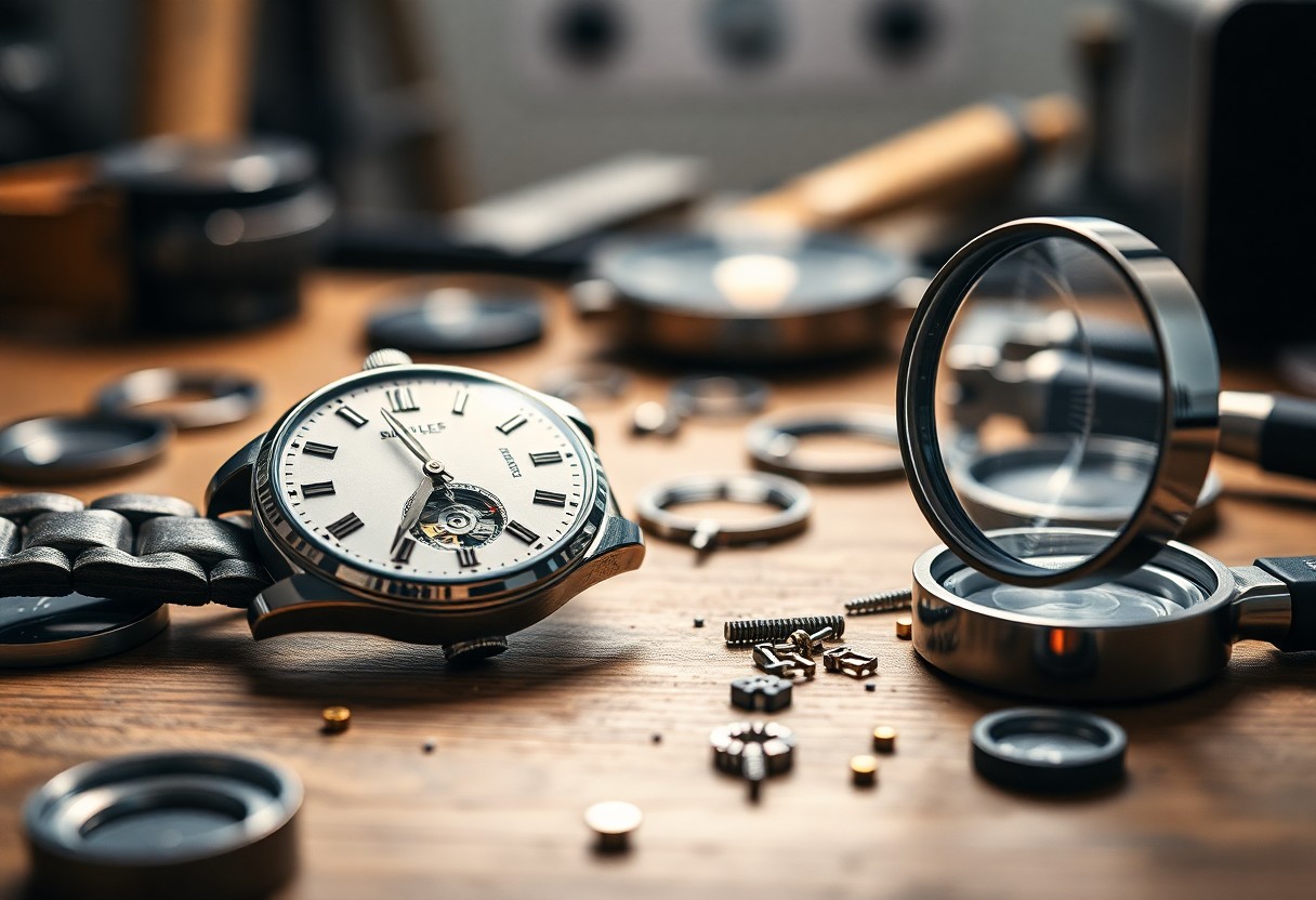 Dial crown and crystal repairs
