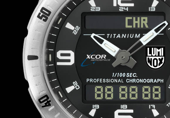 Luminox Titanium XCOR chronograph from the legacy Atlanta authorized-dealer page