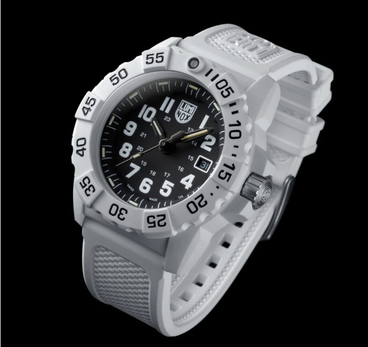 Luminox white dive watch with black dial from the legacy authorized-dealer page