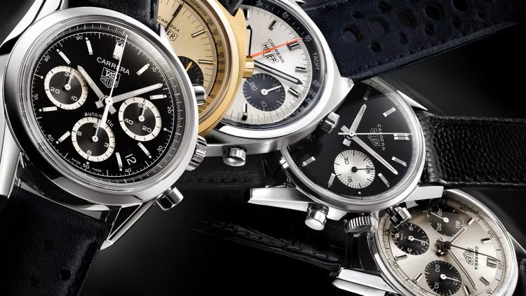 Collection of Tag Heuer chronographs from the legacy Atlanta repair page