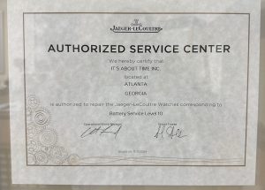 Authorized Jaeger-LeCoultre Service Center