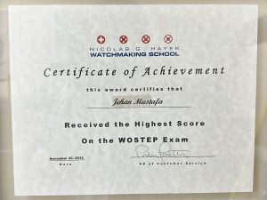Nicolas Hayek Highest Score Jehan Mustafa