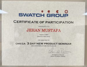 Omega New Products Certifitcation